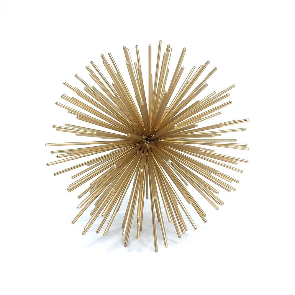 Enfeite Ouriço Dourado G - Decoração Elegante e Moderna para Ambientes Sofisticados