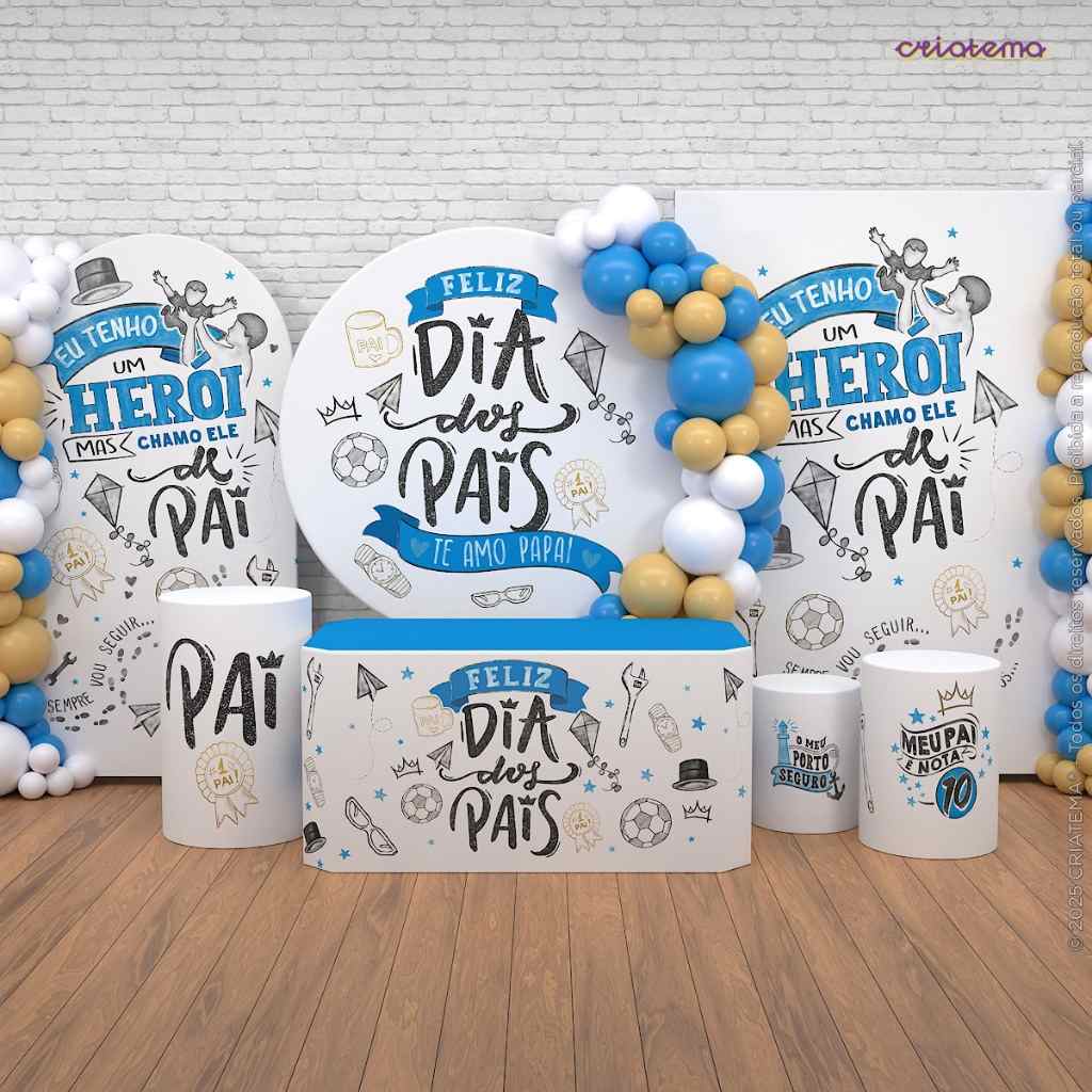Decoração Dia dos Pais: Veste Fácil e Rápida!