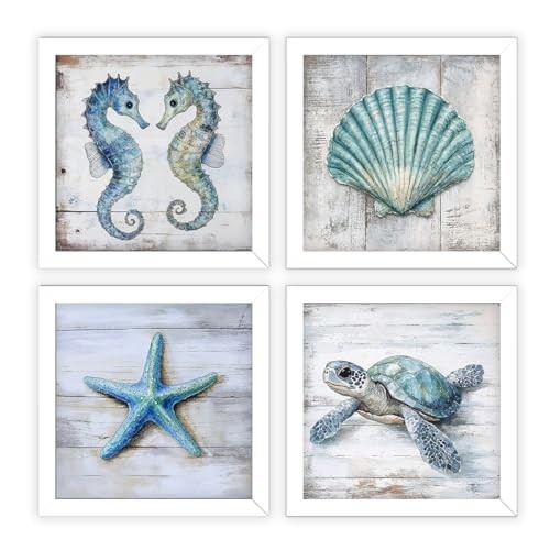 decoracao-kit-e-mar-mar-lavabo-cm-estrela-do-tartaruga-a-concha-quadros-e-4-praia-banheiro-18x18-e-a