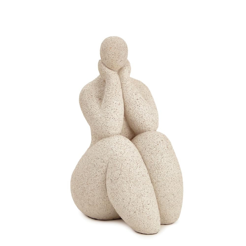 Escultura Mulher em Polirresina - Decoração Elegante e Sofisticada para Ambientes