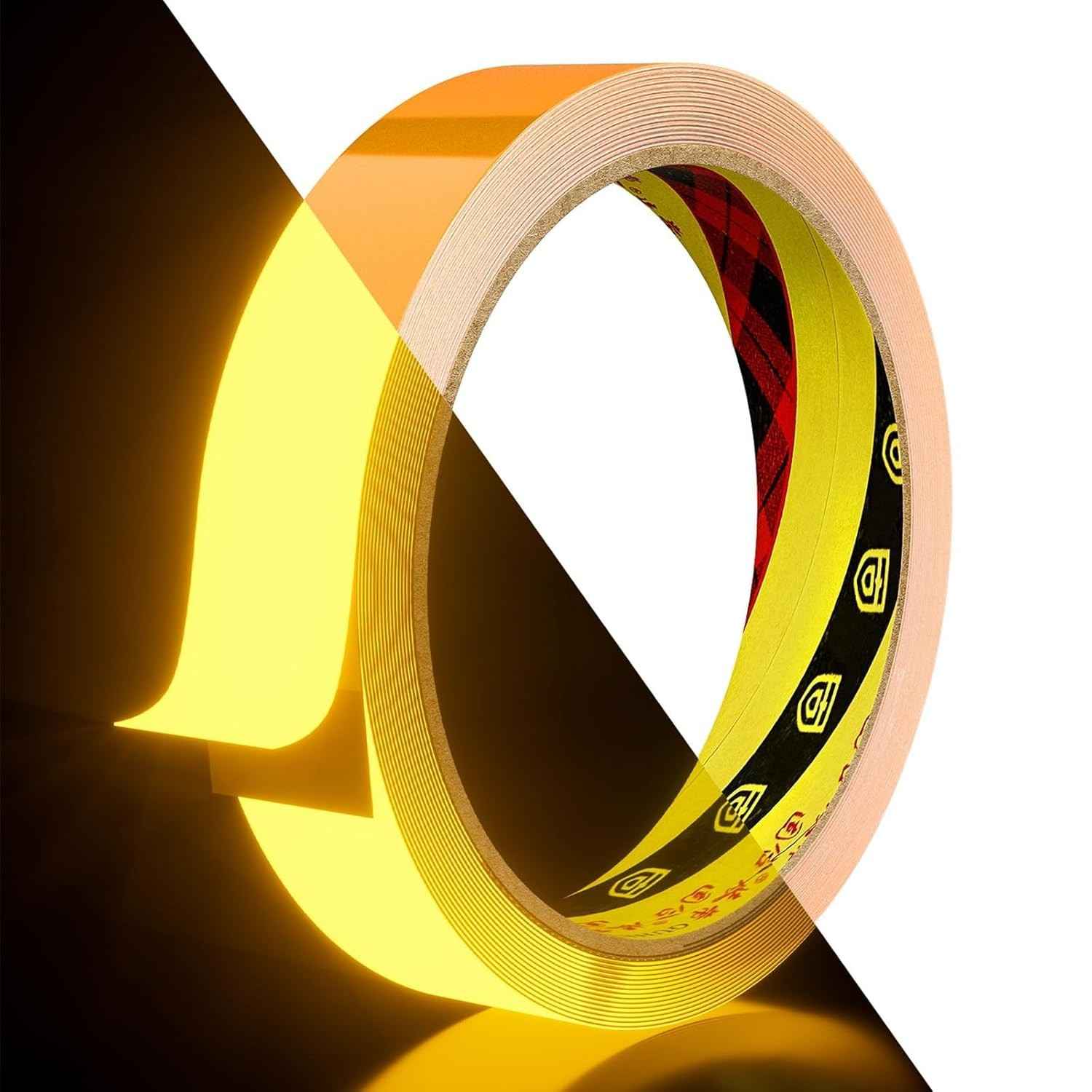 Fita Fluorescente UV Brilhante 10mm x 3m - Efeito Neon para Festas, Pista de Dança e Decorações DIY