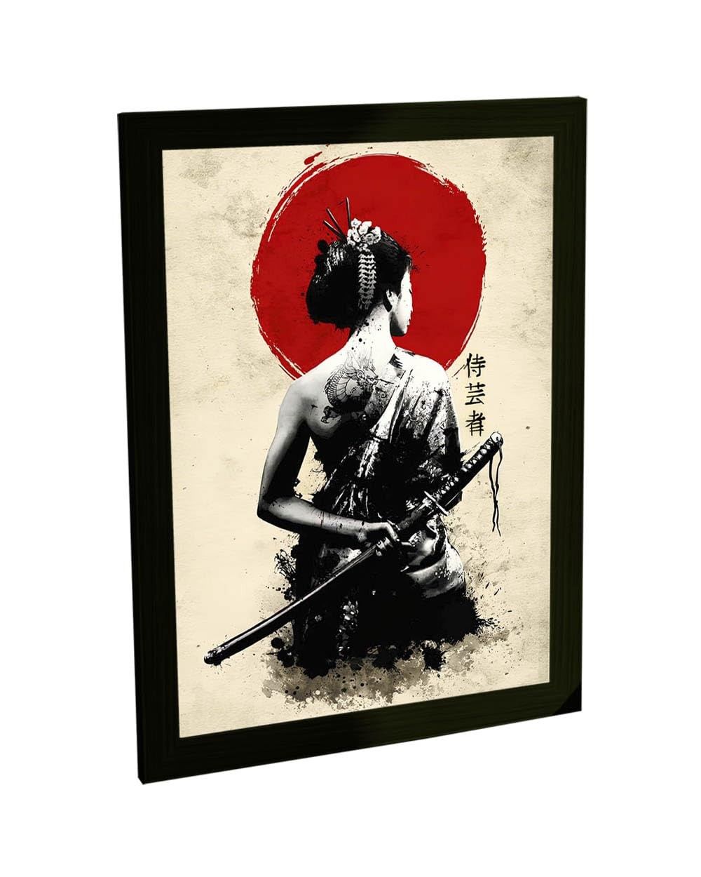 Quadros Decorativos Japão - Cultura, Anime, Samurai e Gueixa | Moldura Pronta para Decorar