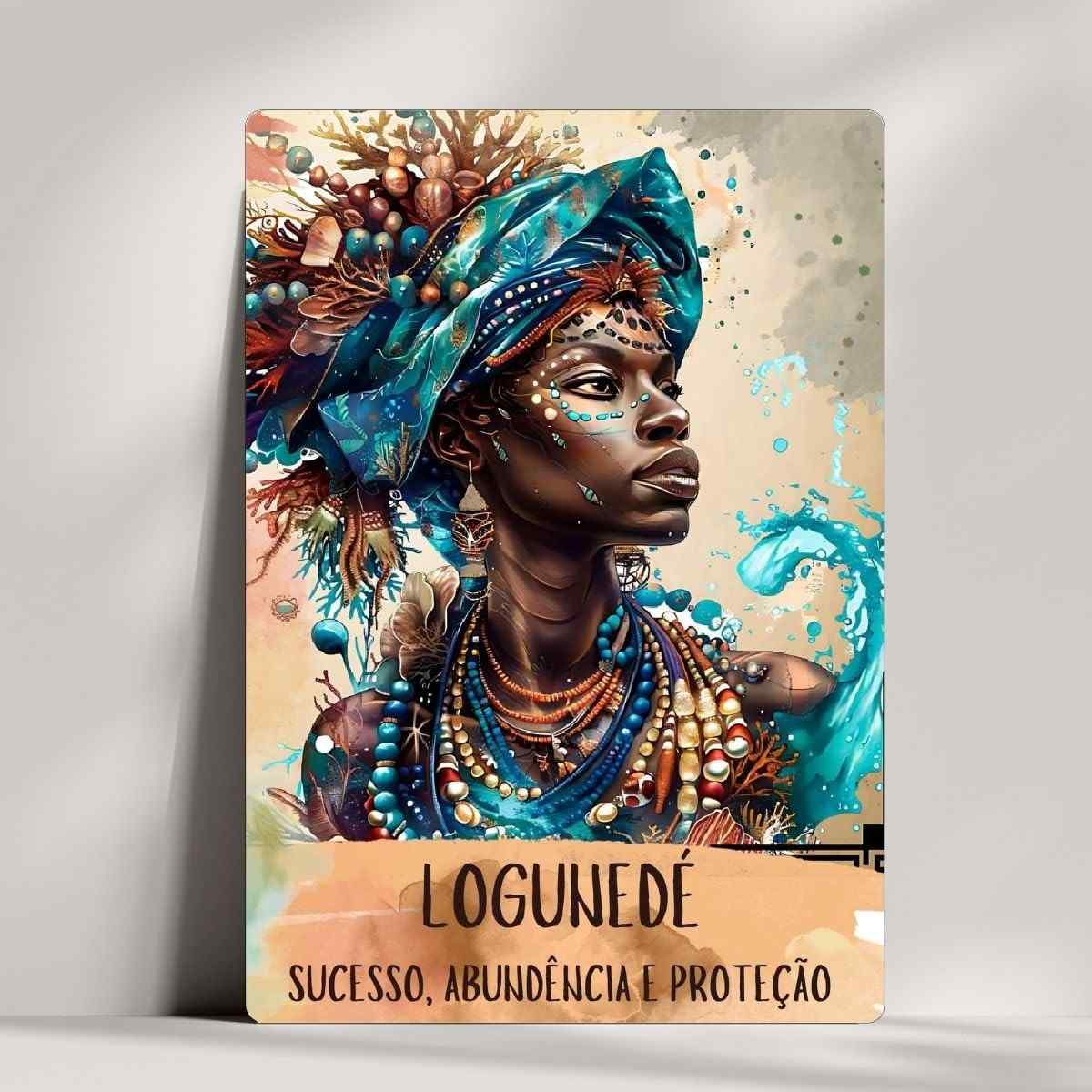 Coleção 16 Quadros Decorativos Orixás - Arte Afro-Brasileira em Laser