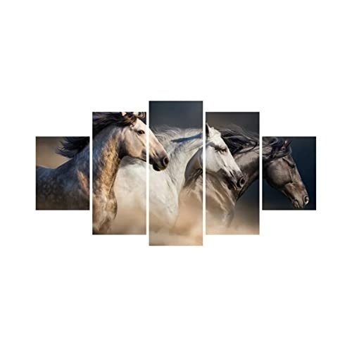 Quadros Decorativos Cavalos Fazenda - Transforme sua Sala ou Quarto com Estilo Rústico
