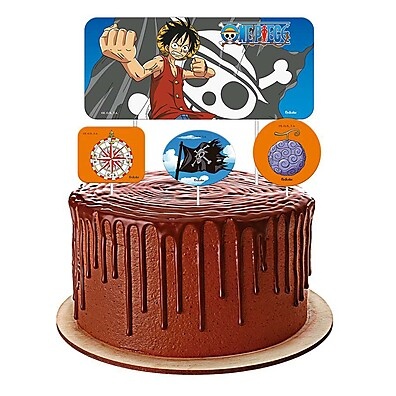 Decore com One Piece: Topo de Bolo para Festas Épicas!