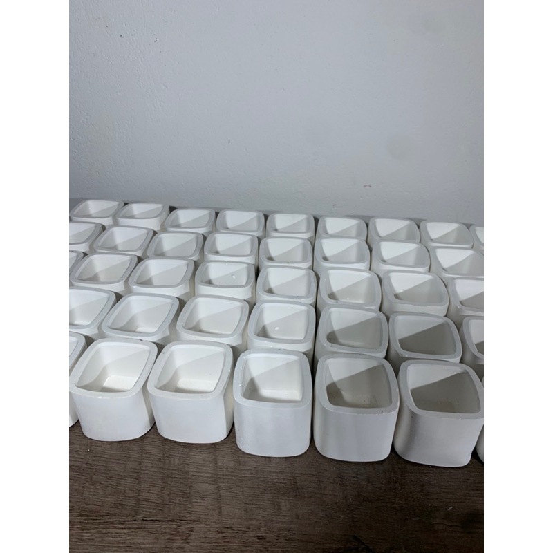 80 Vasos de Gesso 5x5cm: Crie e Decore!