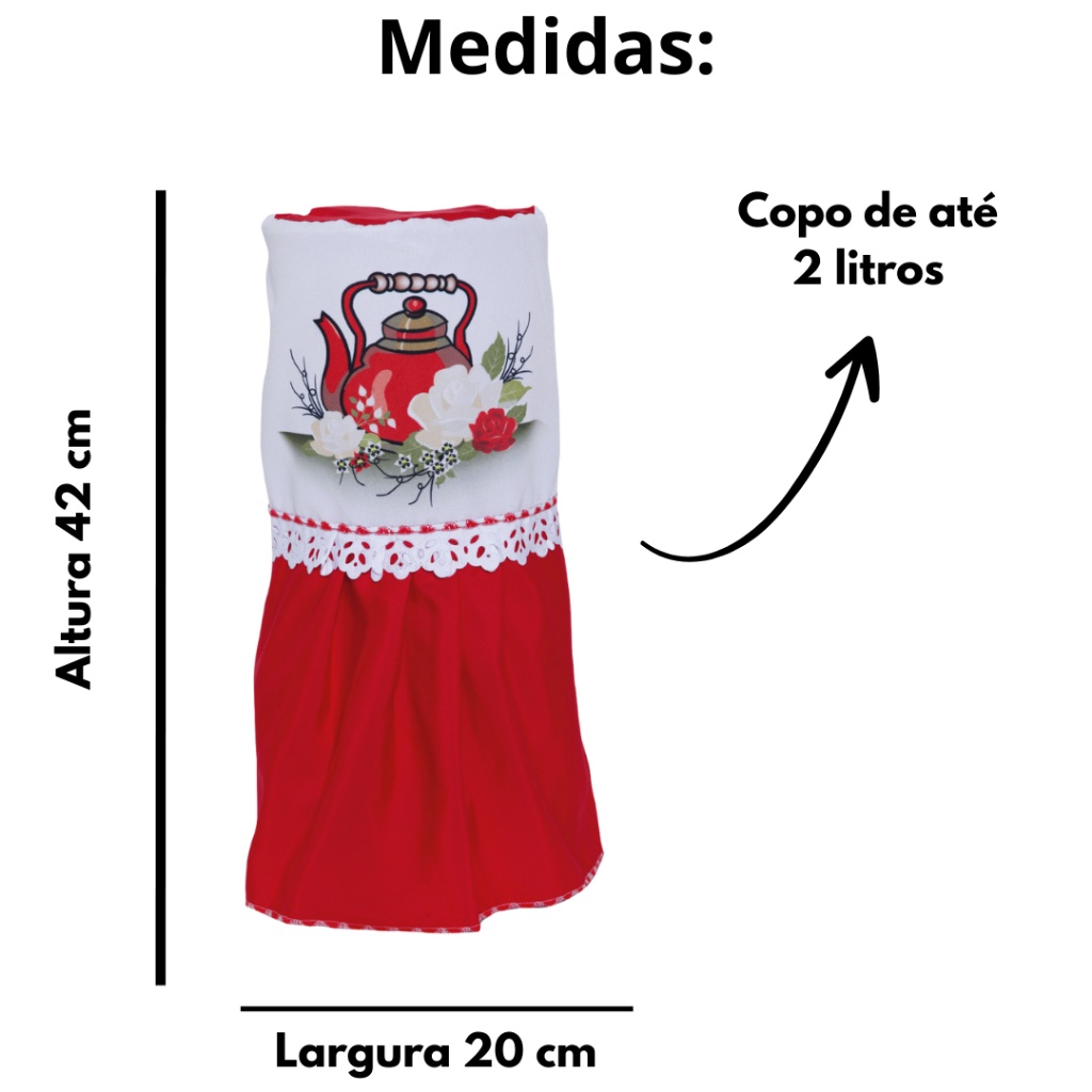 Kit Capas Cozinha Vermelhas: Proteja e Decore!
