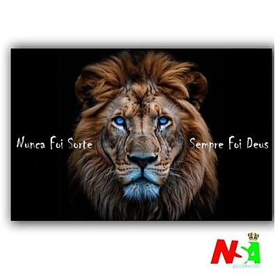 Quadro Decorativo Leão PB: Peça Única com Alta Definição