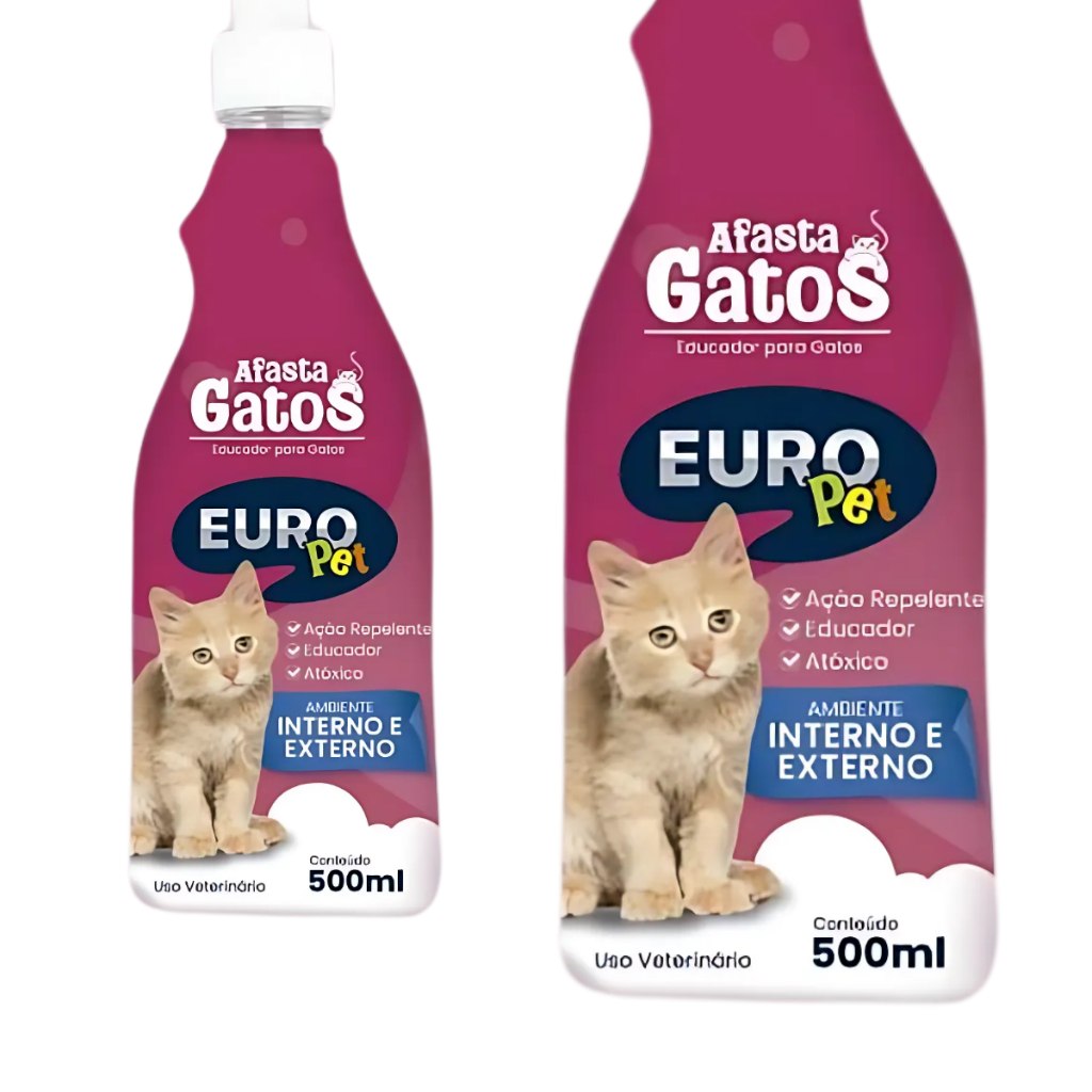 Spray Repelente para Gatos Afasta Gatinho 500 ml – Solução Definitiva!