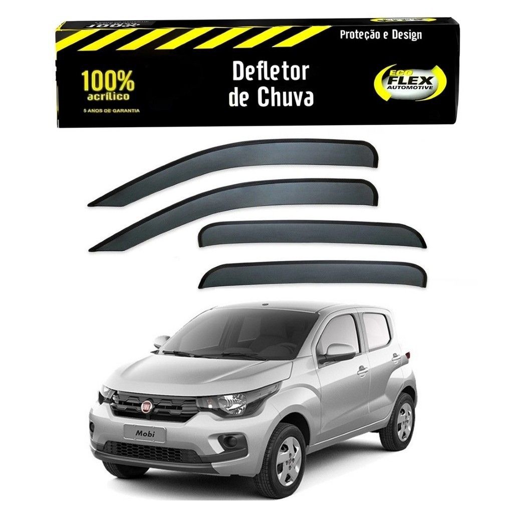 Defletor de Chuva Mobi: Proteja Seu Carro!