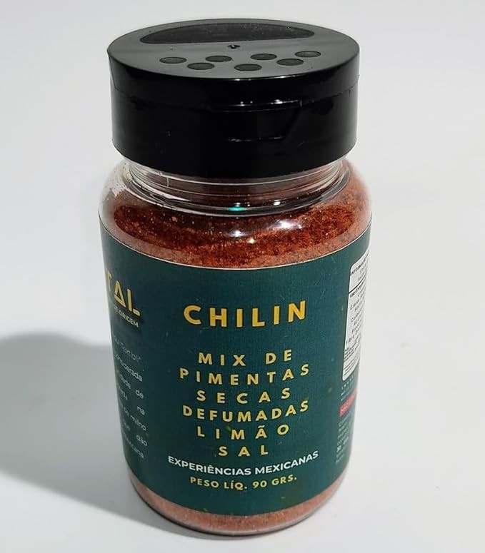 Chilin - Tempero de Pimentas Secas Defumadas - 65 grs