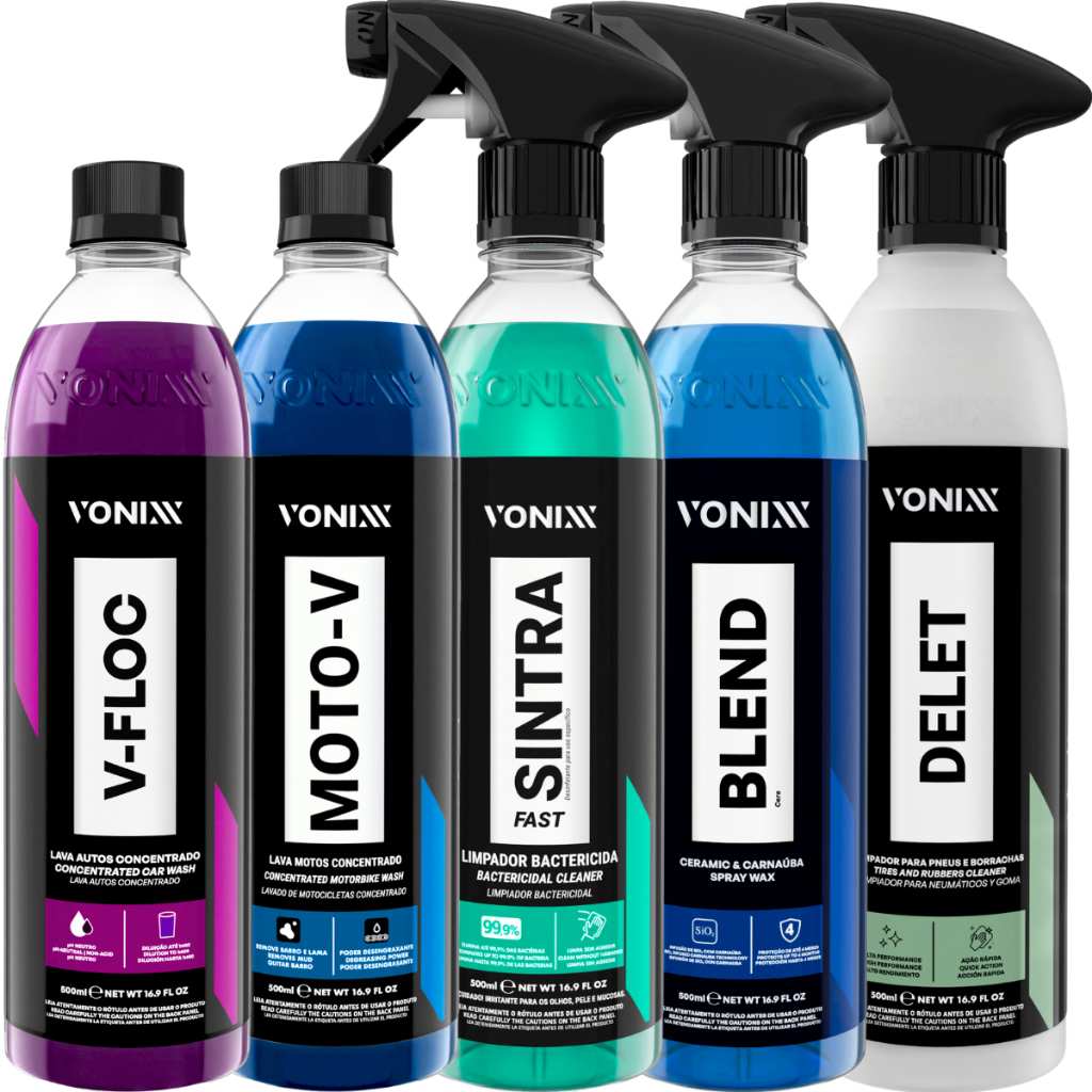 Delet: Kit Limpeza Automotiva Completo Vonixx