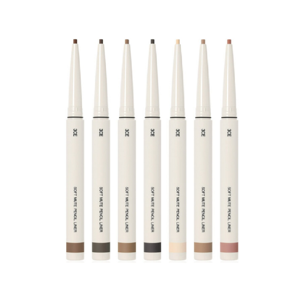 Delineador 3CE Soft Mute: Cores & Durabilidade