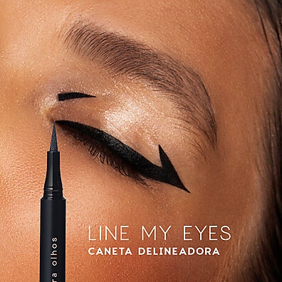 Delineador Line My Eyes: Traço Perfeito e Duradouro