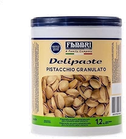 Pasta Delipaste Sabor Pistache com Pedaços 1,2kg Fabbri