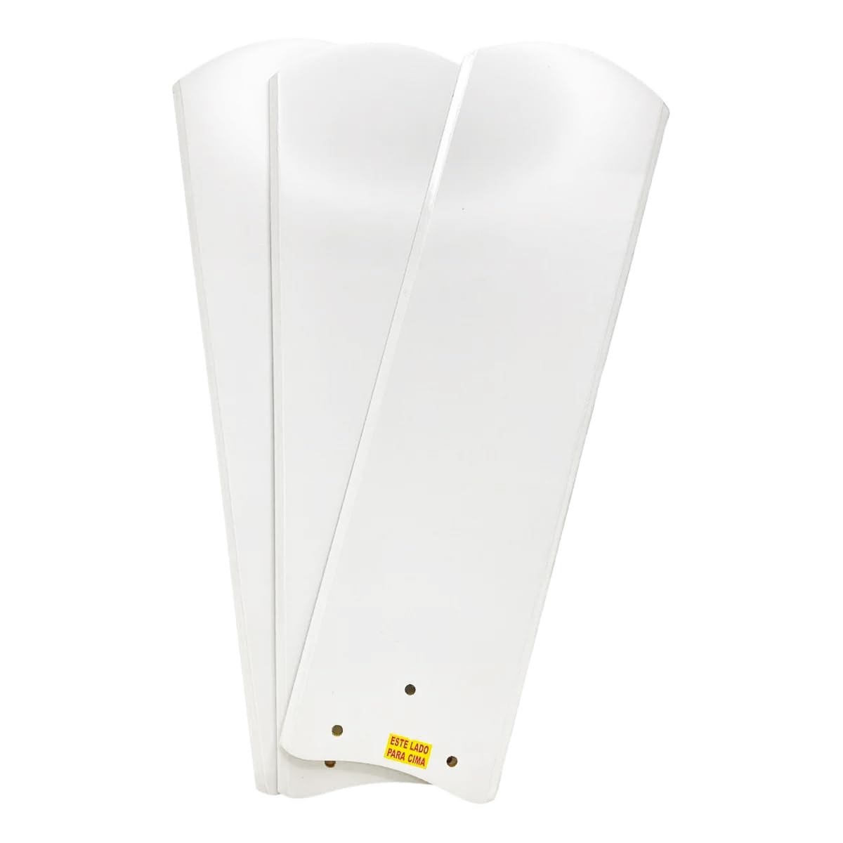 Pás Brancas para Ventilador de Teto Venti-Delta - MDF Premium com Design Aerodinâmico