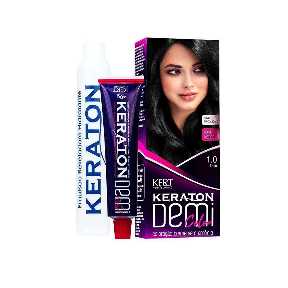 Demi Color 1.0 Preto: Tonalizante Sem Amônia