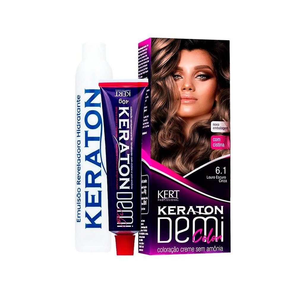 Demi Color 6.1: Louro Escuro Cinza Perfeito