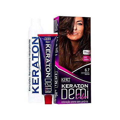 Demi Color 6.7: Tonalizante Louro Escuro Marrom