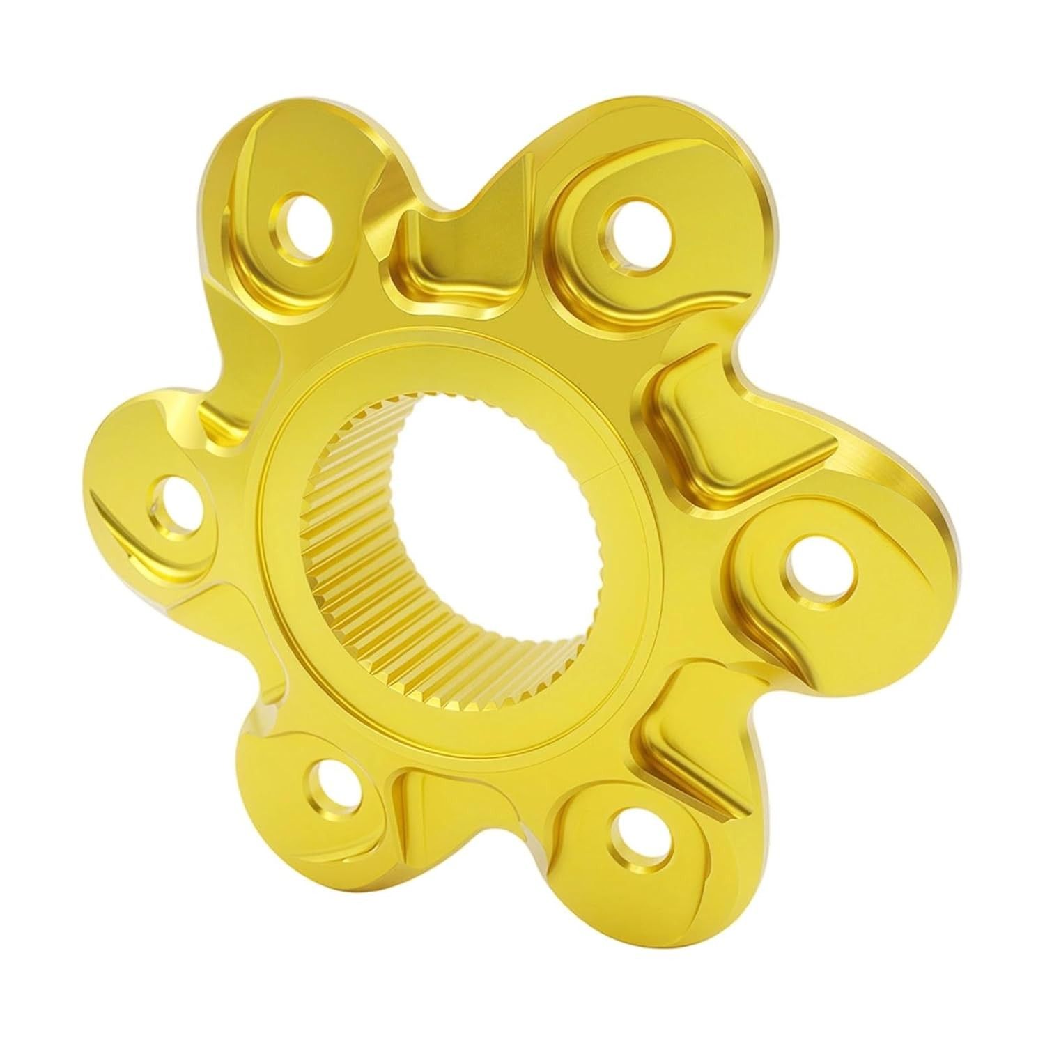Tampa da Flange da Roda Dentada Traseira Amarela para Motocicletas - Durabilidade e Estilo