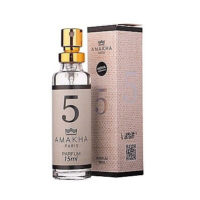 Deo Colônia Nº5 15ml Amakha Paris – Feminina, Marcante e Atemporal