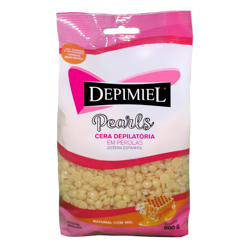 Depilação Natural: Cera Depimiel Mel 500g