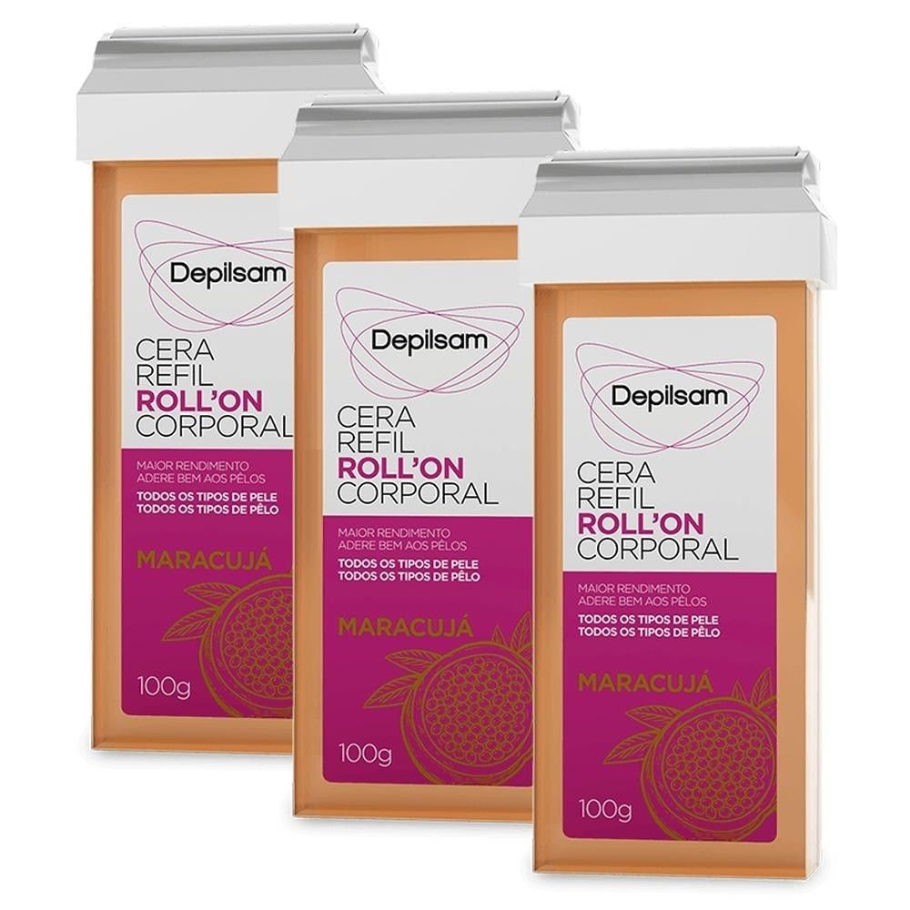 Depilação Roll-On Depilsam Maracujá: Pele Lisa e Sem Dor!