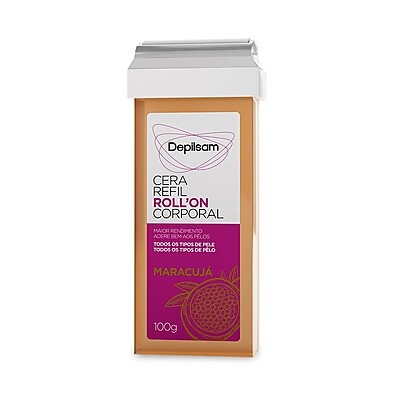 Depilação Roll-On Depilsam Maracujá: Pele Lisa e Sem Irritação
