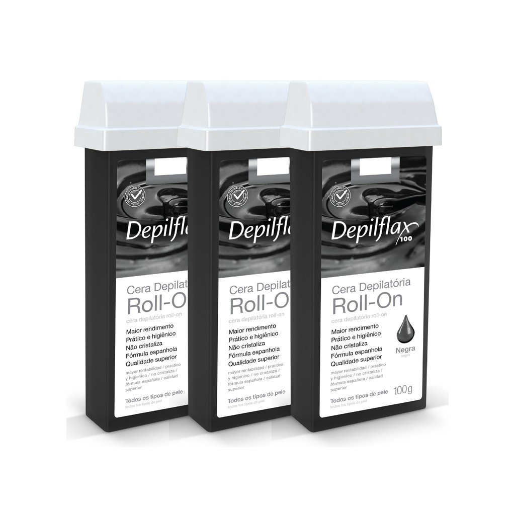 Depilação Sem Dor? Kit Cera Roll-on Depilflax!