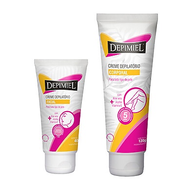 Depilação Suave: Kit Depimiel Aloe Vera