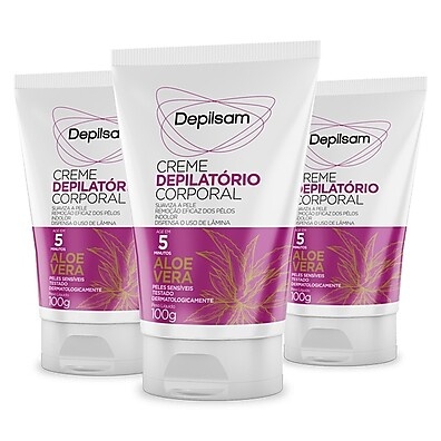 Depilsam Aloe Vera: Depilação Sem Dor e Pele Macia