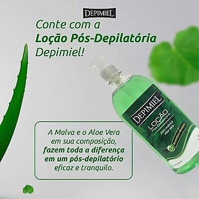 Pele Macia e Sem Irritação: Loção Pós-Depilação Depimiel