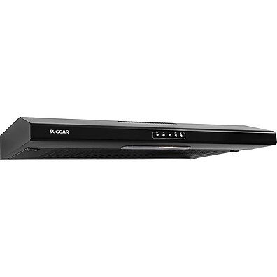 Depurador Slim 80cm Preto: Ar Puro na Sua Cozinha!