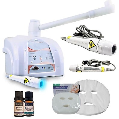 Dermosteam LED: Vapor de Ozônio + Probe 450nm