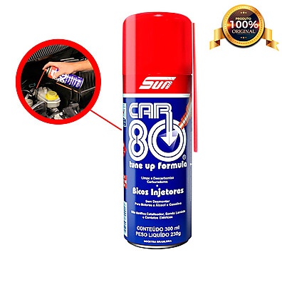 Descarbonizante Car80 300ML – Limpeza Profunda em Injetores e Carburador