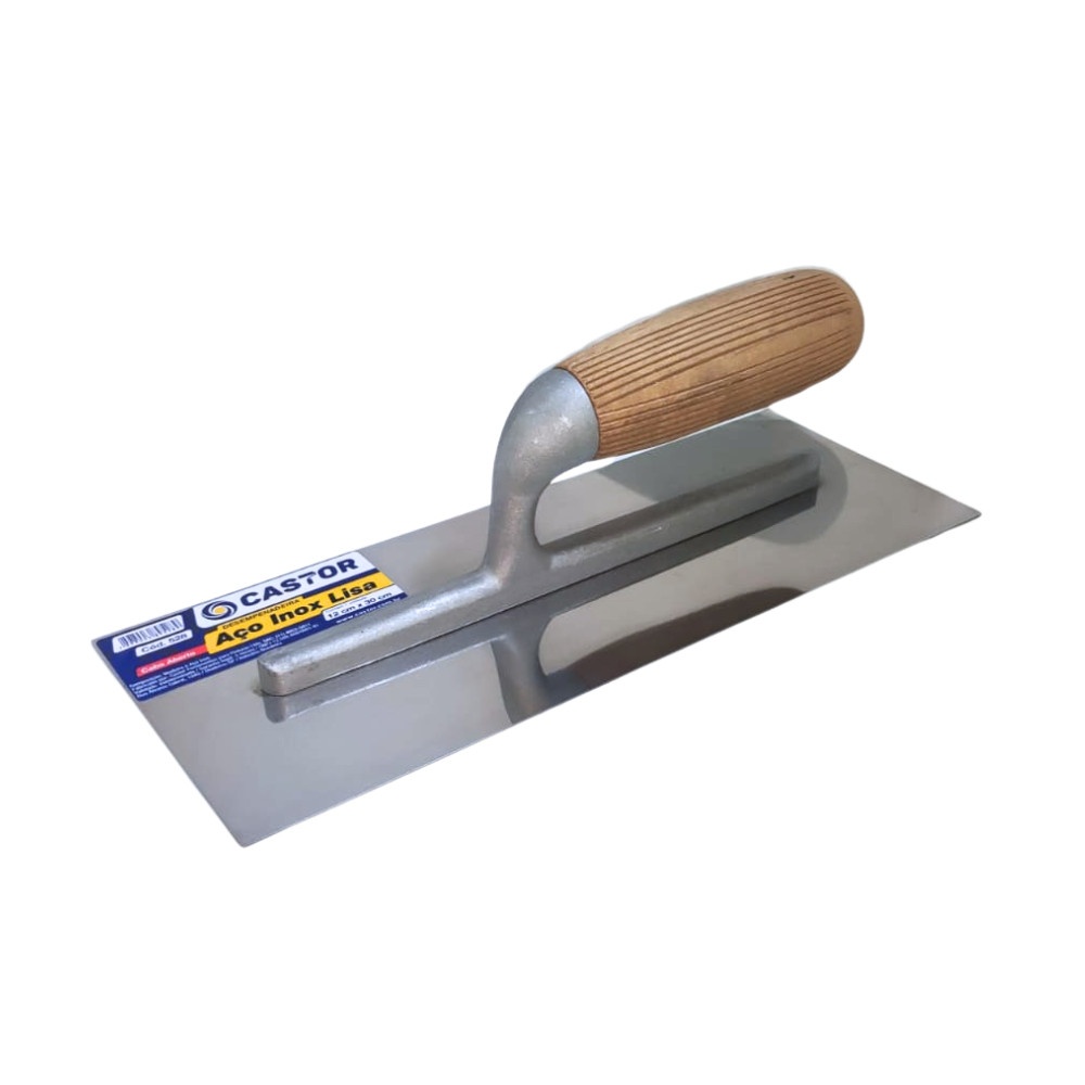 Desempenadeira Inox 12x30cm: Nivele com Precisão!