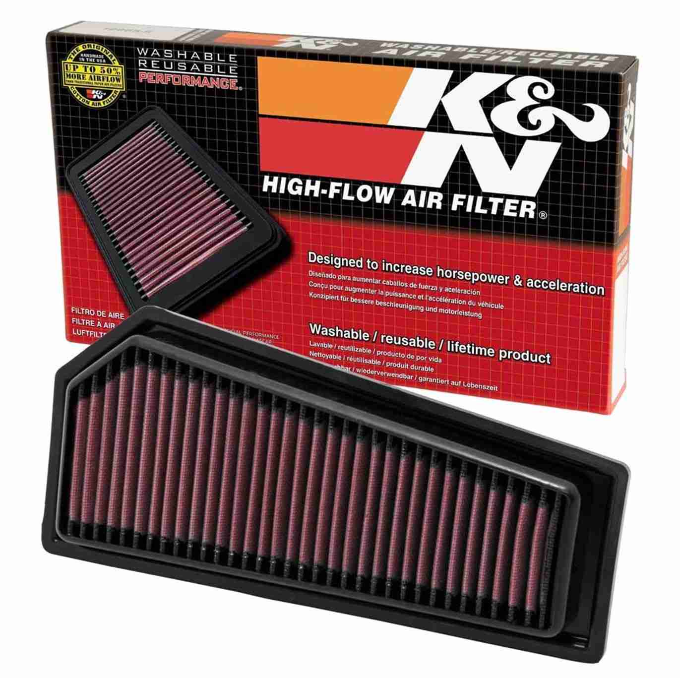 Filtro de Ar K&N Alto Fluxo Vitalício para Mercedes: Potência e Desempenho Superior