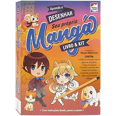 Desenhe Mangá: Livro + Kit Completo
