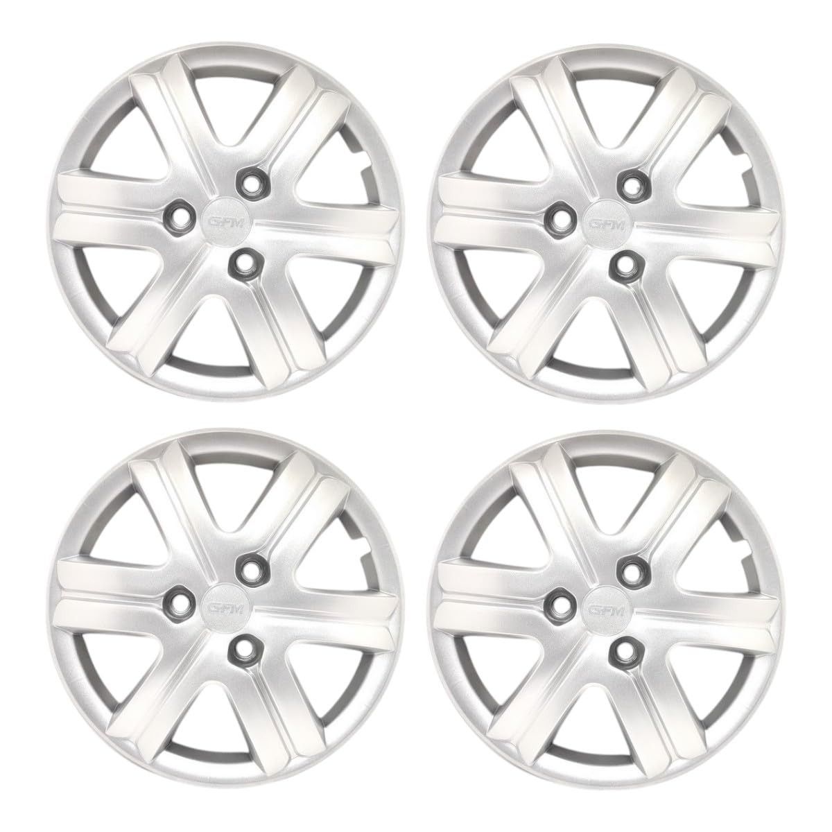 Kit 4 Calotas Prata Aro 14 Kwid Zen 2020 - Design Moderno e Proteção