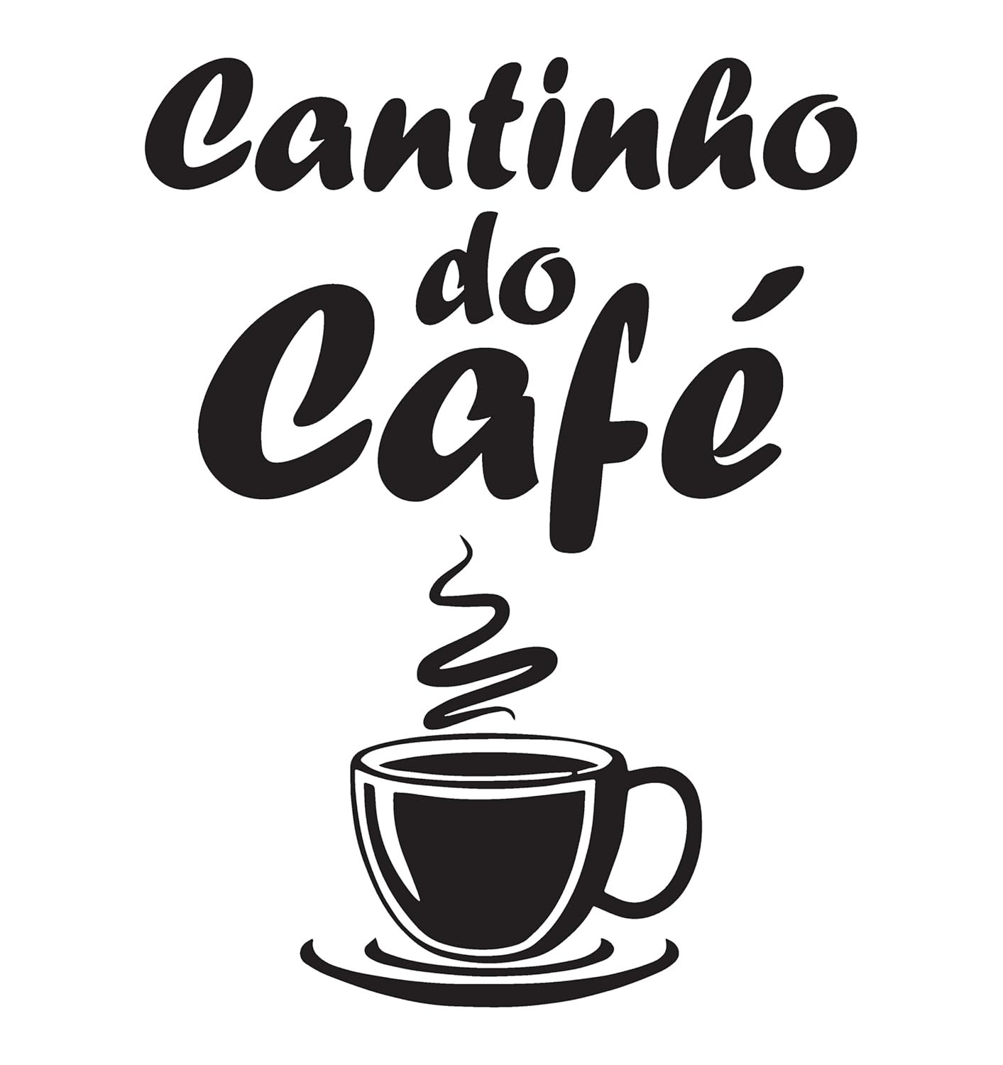 Adesivo Decorativo Cantinho do Café - Design Premium para Cozinha, Área Gourmet e Cafeteria