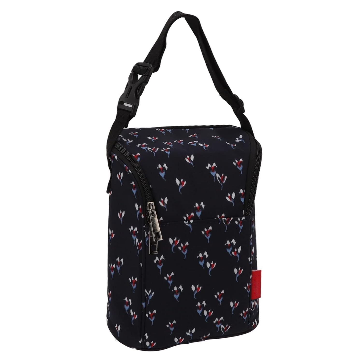 Bolsa Térmica Isolada para Mamadeira - Nylon Impermeável com Design Floral