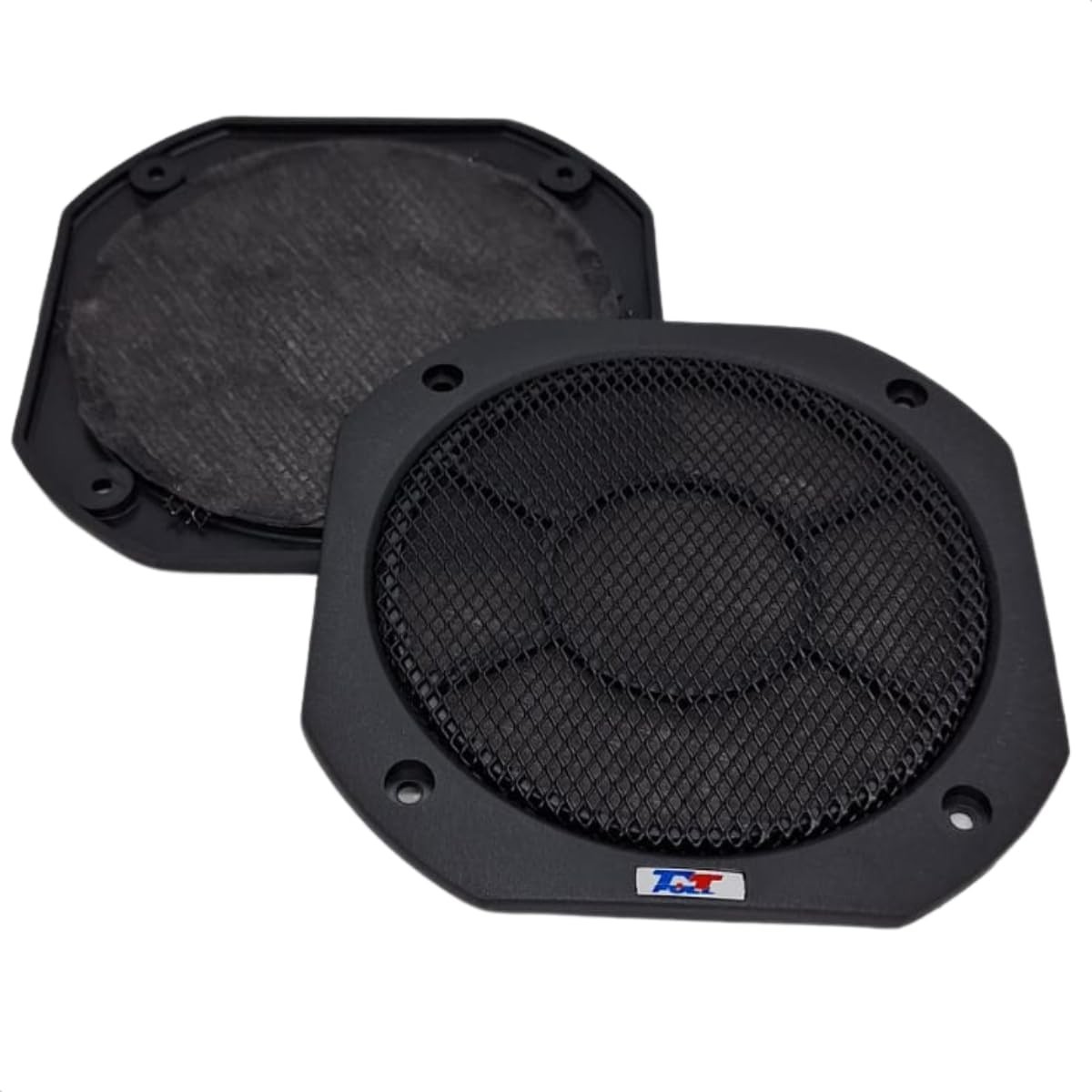 Par de Telas Clássicas Vintage 6" para Alto Falante - Design Hexagonal Retro e Proteção Premier