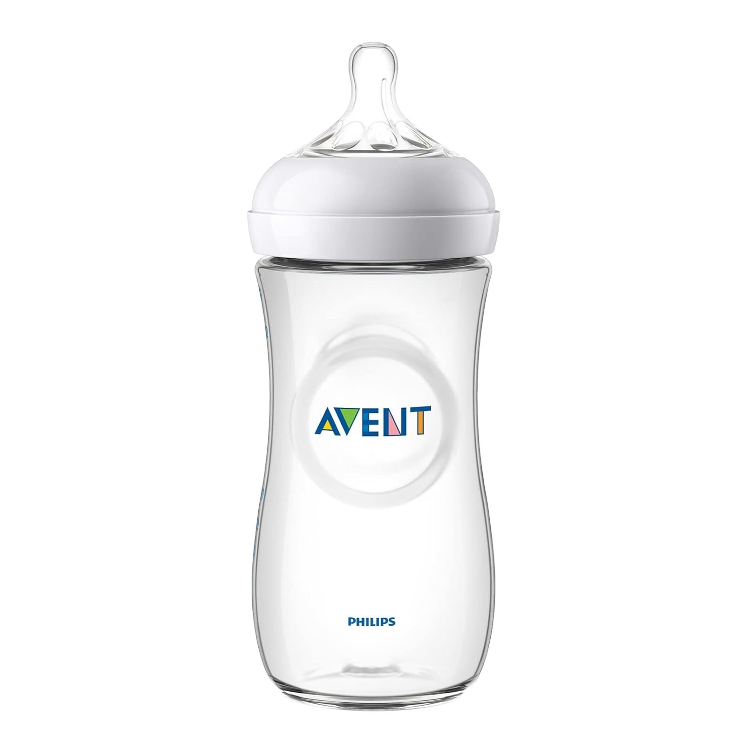Mamadeira Pétala Transparente 330ml - Philips Avent | Design Natural para Bebês