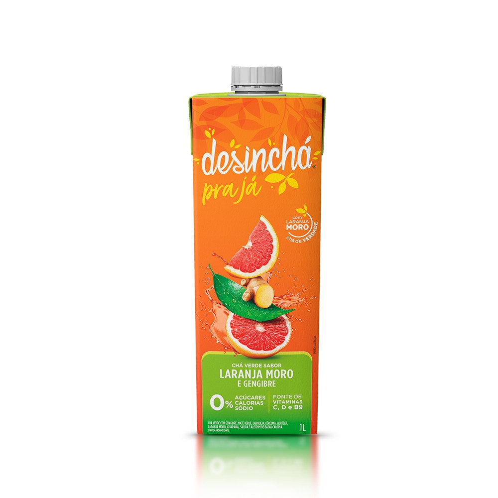 Desinchá Pra Já: Chá Gelado Laranja e Gengibre (1L)
