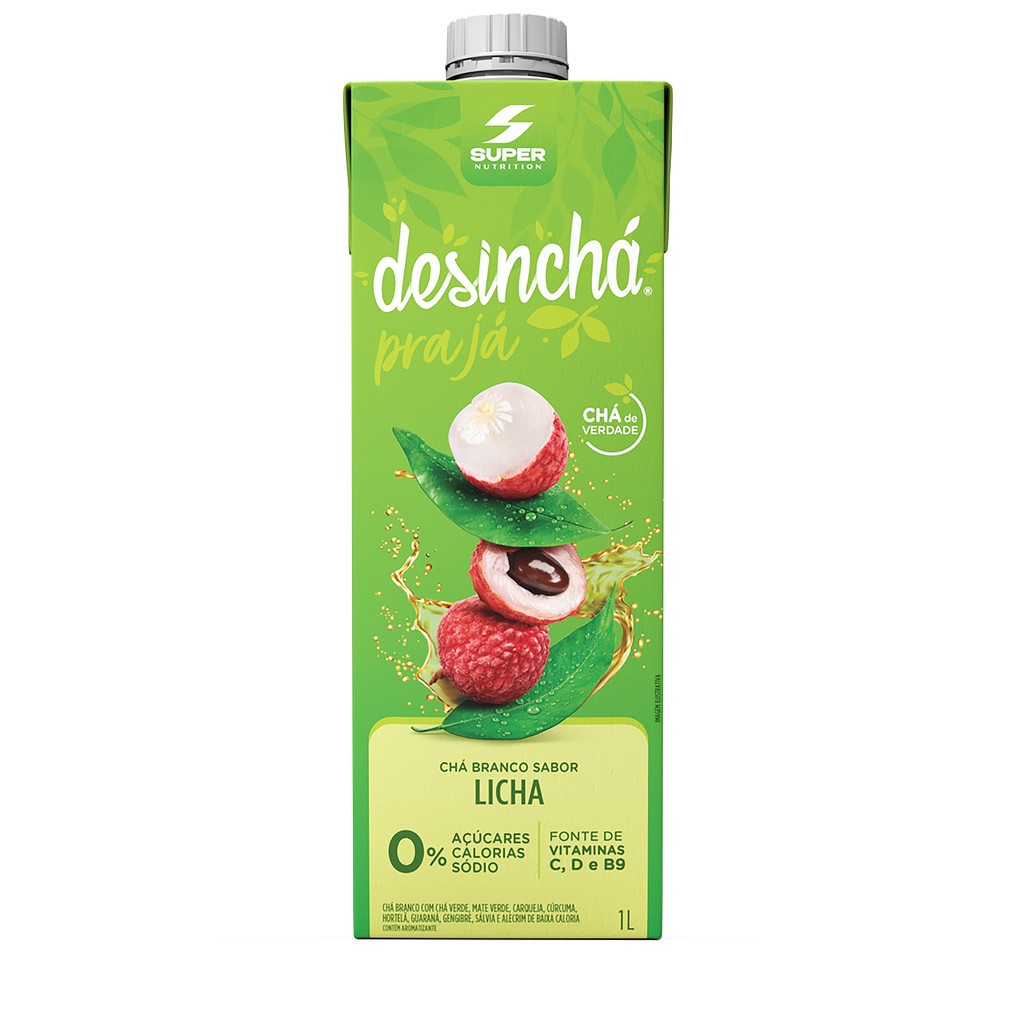 Desinchá Pra Já: Chá Gelado Lichia 1L