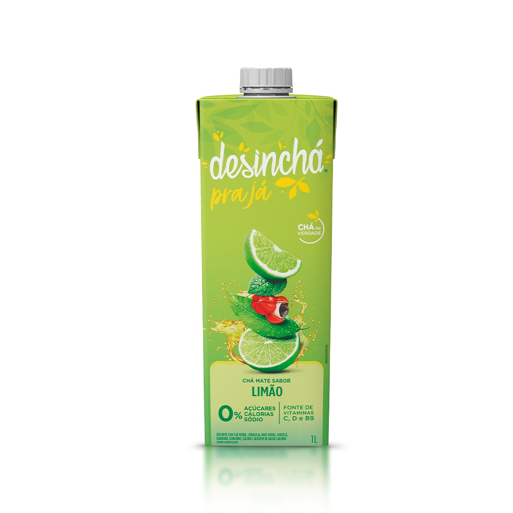 Desinchá Pra Já: Chá Gelado Mate com Limão 1L