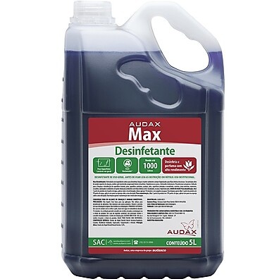 Desinfetante Floral 5L Max: Limpeza e Desinfecção Poderosa