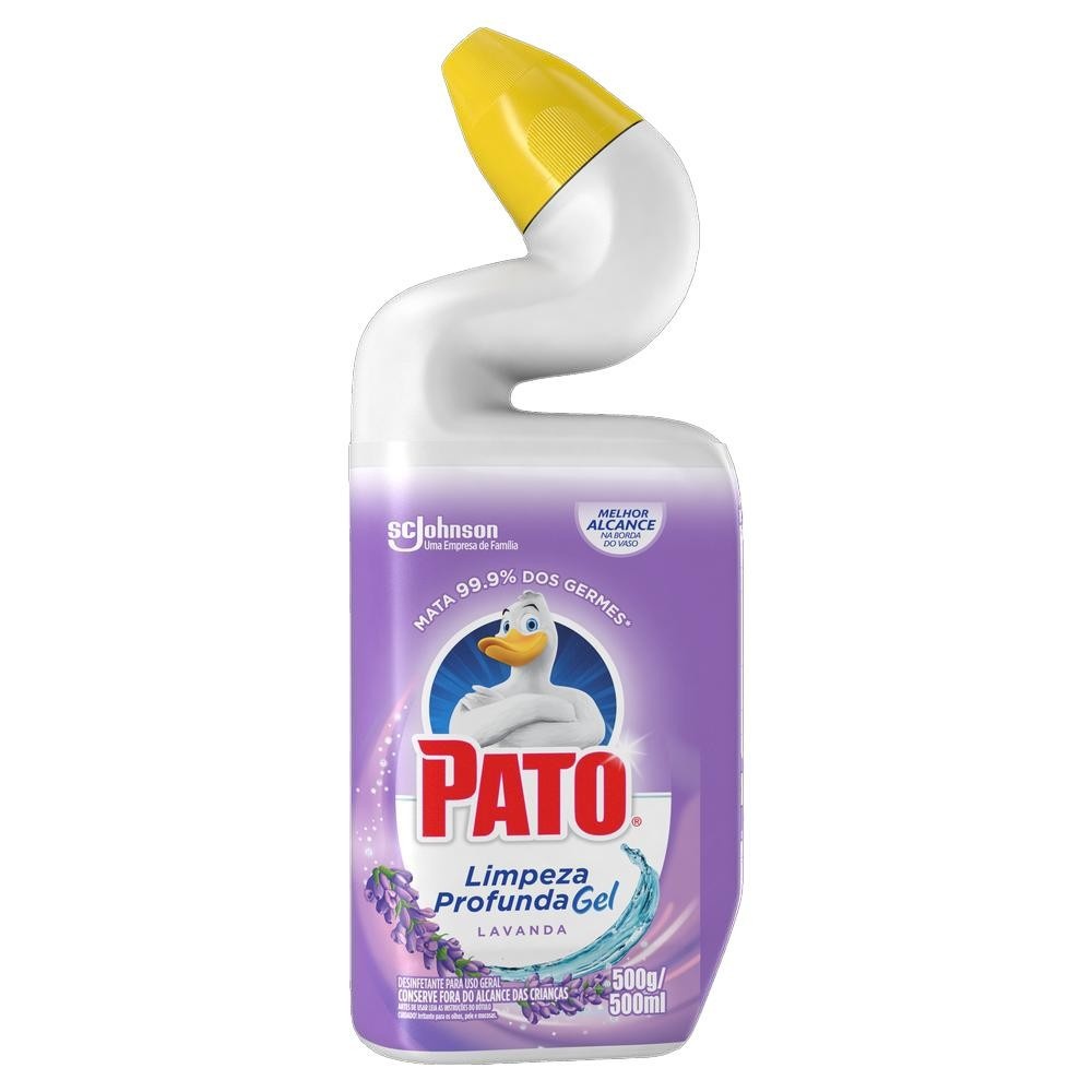 Desinfetante Gel Pato Limpeza Profunda Lavanda 500ml