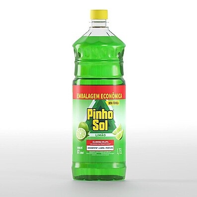 Desinfetante Pinho Sol Limão 1,75L: Limpeza Poderosa com Fragrância
