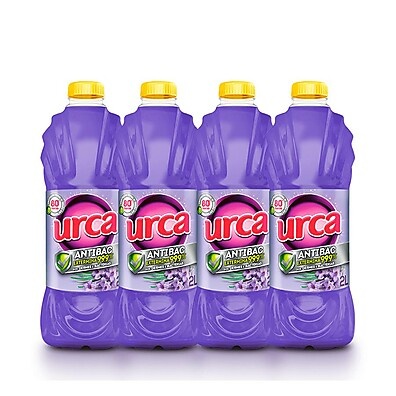 Desinfetante Urca Lavanda 2L: Kit com 4!